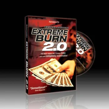Extreme Arde 2.0 ( DVD + Truc) Trucuri de Magie Vizuală Bill Schimba Magia Magician Etapă Strada Iluzii elemente de Recuzită de Mentalism Comedie
