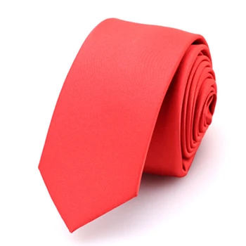 GUSLESON Nou Design 5cm Cravata Slim Pentru Barbati Black Red Solid Cravata Om de Afaceri Formal Rochie de Mireasa Accesoriu Cadou Cravate