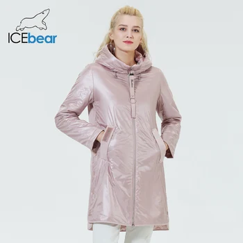ICEbear 2022 nouă primăvară femeie sacou casual la modă de îmbrăcăminte pentru femei de înaltă calitate jacheta cu gluga GWC21088I 1