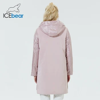 ICEbear 2022 nouă primăvară femeie sacou casual la modă de îmbrăcăminte pentru femei de înaltă calitate jacheta cu gluga GWC21088I 3