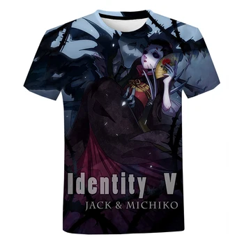 Imprimare 3D Harajuku Drăguț pentru Copii T-shirt de Identitate a V-Moda Barbati Femei Casual Trendy T-shirt Supradimensionate Teuri Topuri