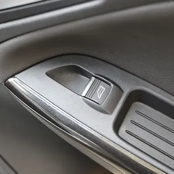 Jameo Auto Styling Otel Inoxidabil Geam Lift Butoane Paiete Trim Autocolant pentru Ford Noul Focus 3 4 MK3 MK4 Piese Accesorii