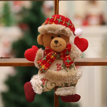 Ornamente De Crăciun, Pom De Crăciun Pandantiv Decor Drăguț De Crăciun Mobilier Decor Elan Om De Zăpadă, Pom De Jucărie, Păpuși Lucrate Manual Pentru Casa