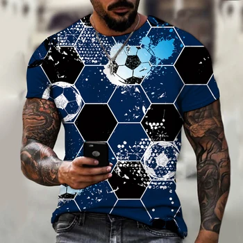 Sexy designer 2021 design original fotbal de stradă cultura graffiti stradă de moda pentru bărbați T-shirt cu maneci scurte de mari dimensiuni de top