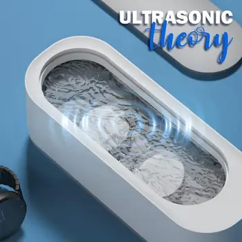 Ultrasunete de Curățare Mașină Ultrasonic Cleaner Baie pentru Piese de Bijuterii Ochelari de Manichiura Pietre Freze Dentare de Ras Perie 2