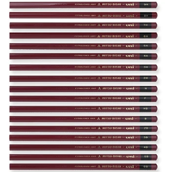 Uni 1887 Avansate din Lemn Creion încercarea de Duritate Creion Desen Creion HI-UNI 1BUC 2