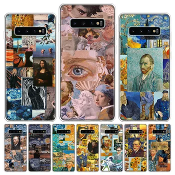 Van Gogh Pictura in Ulei Arta Cazul în care Telefonul Pentru Galaxy A71 A51 A41 A21 A31 A11 A01 A02S Samsung A12 A22 A32 A42 A52 A72 M30 M31S M51