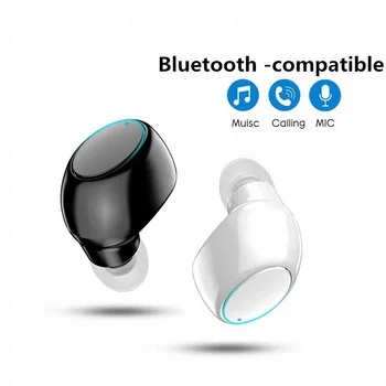 X6 Mini In-Ear 5.0 Cască Bluetooth Sport Jocuri cu Cască cu Microfon Wireless Căști Handsfree Stereo Auriculare Pentru Toate Telefoanele 3