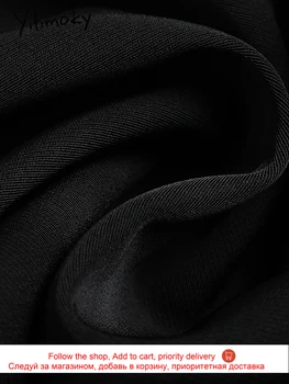 Yitimoky Birou Doamnă Pantaloni pentru Femei Talie Mare Haine Streetwear Muncă Moda coreeană 2021 Alb Negru Lungime Completă cu Fermoar Fly